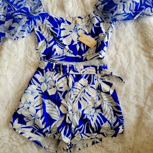 2 piece short pants set